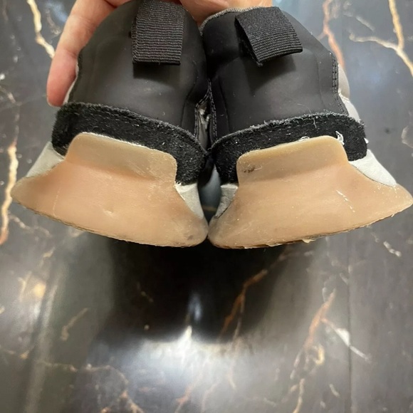 Zara Womens retro running fashion sneakers Size 38 US 71/2 24.5 Cm gray/black - Picture 3 of 8